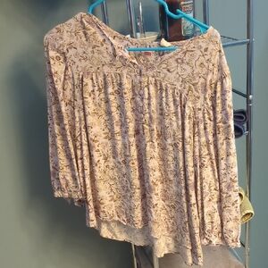 Levi's Beige Floral Women's Blouse